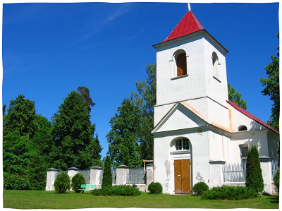 Balgale kyrka en solig sommardag