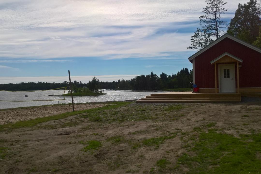Bastu och strand